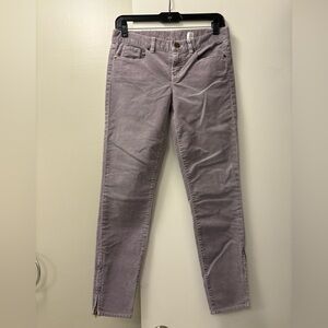 Jcrew Toothpick Ankle Corduroy Pants - size 27
